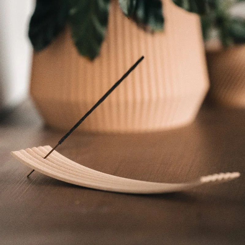 Golden Balance Incense Holder