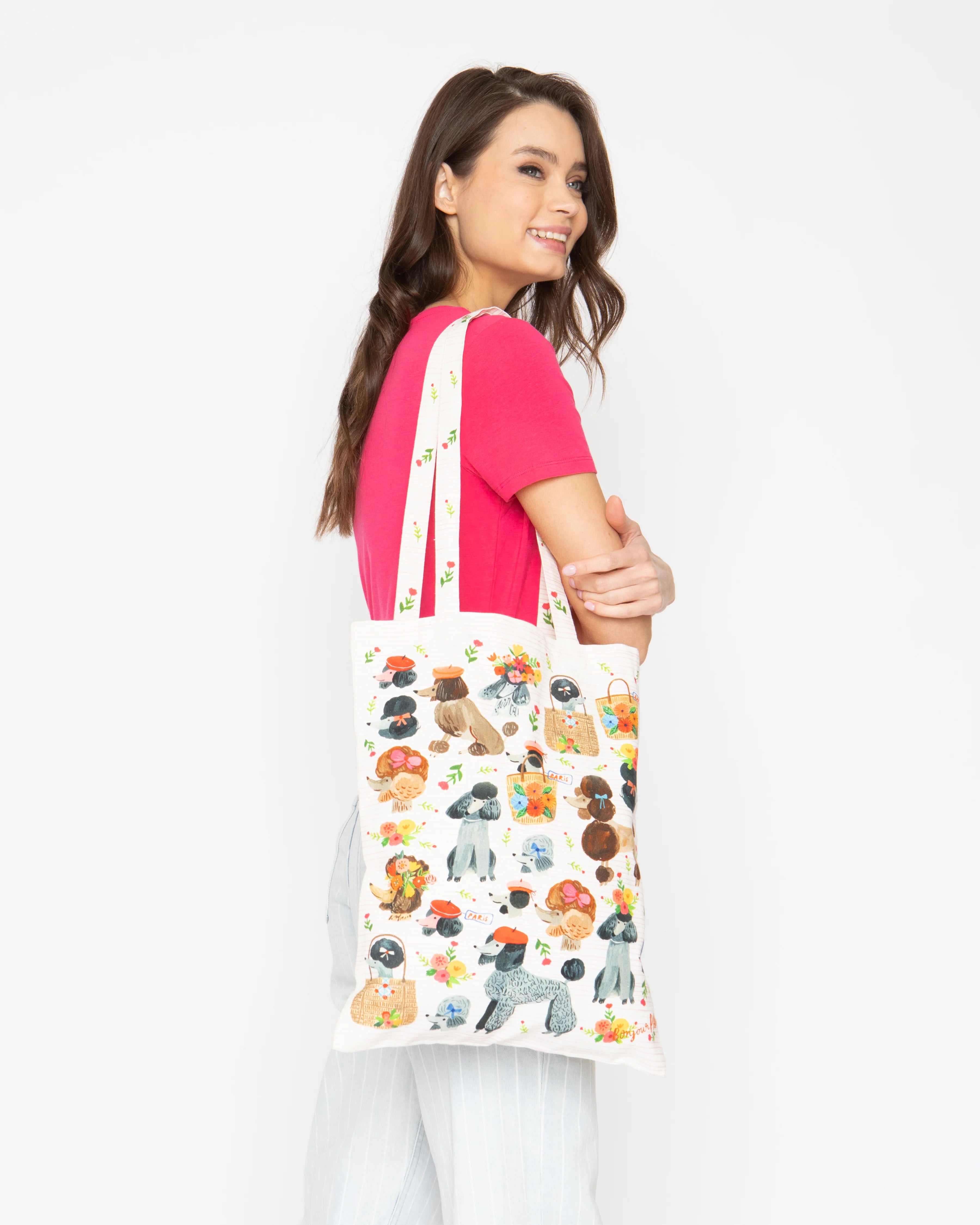 Ooh La La Poodles Tote Bag