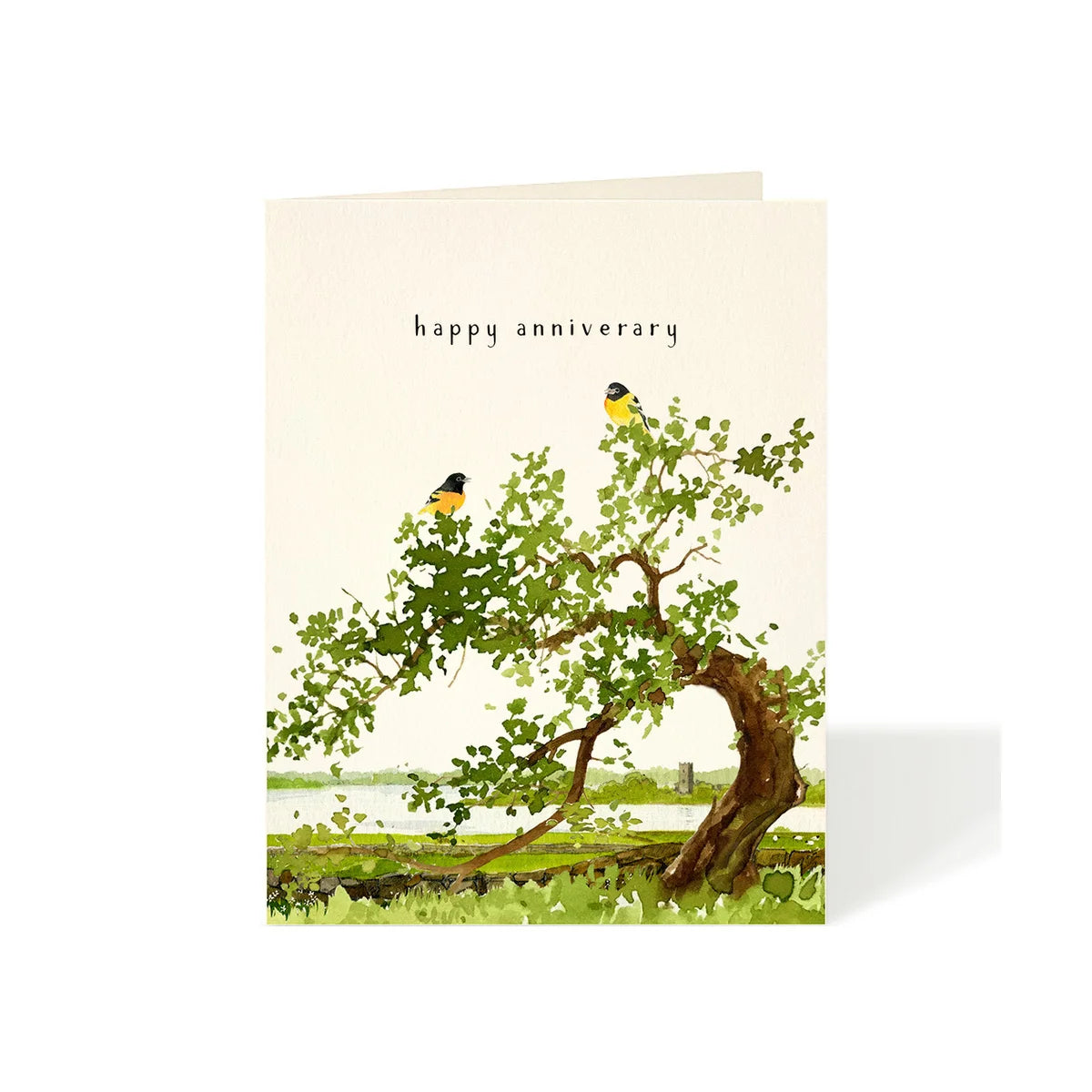 Goldfinches Anniversary Card