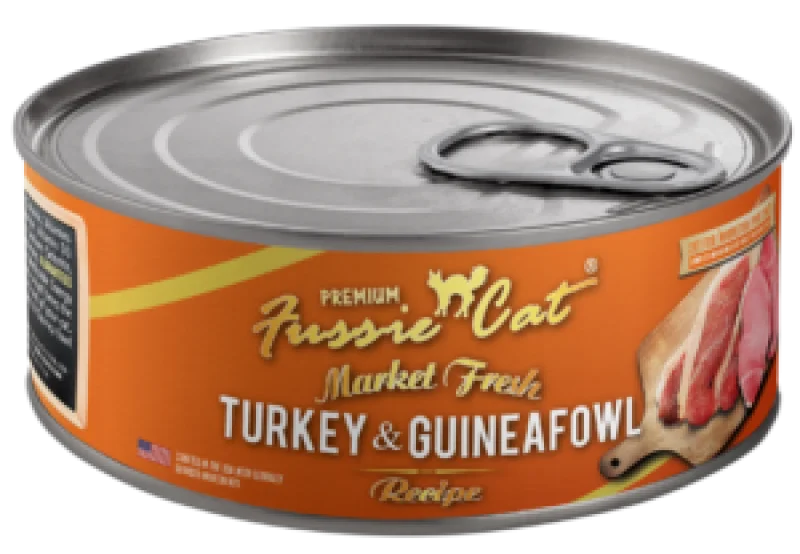 Fussie Cat Can Market Fresh Turkey & Guinea Fowl 5.5 oz