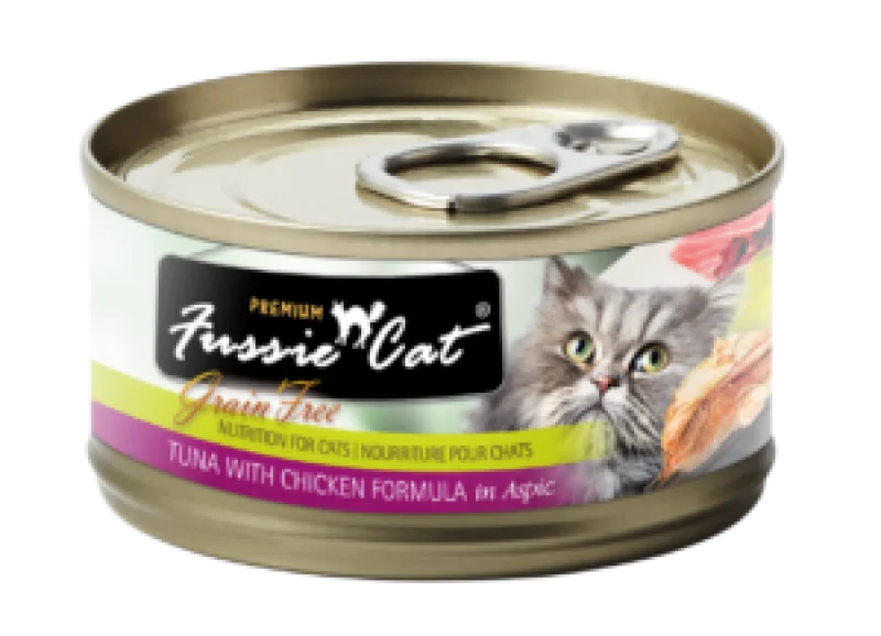 Fussie Cat Tuna w/ Chicken 5.5 oz.