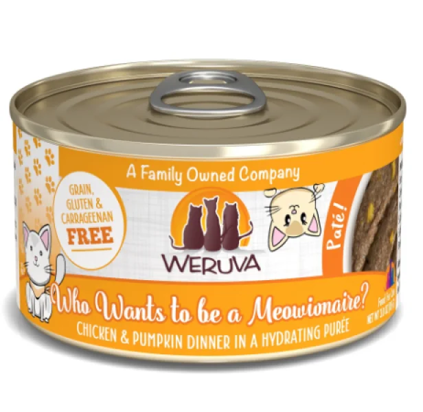 Weruva Cat Classic Can GF Pate Want to be a Meowionaire 5.5 oz