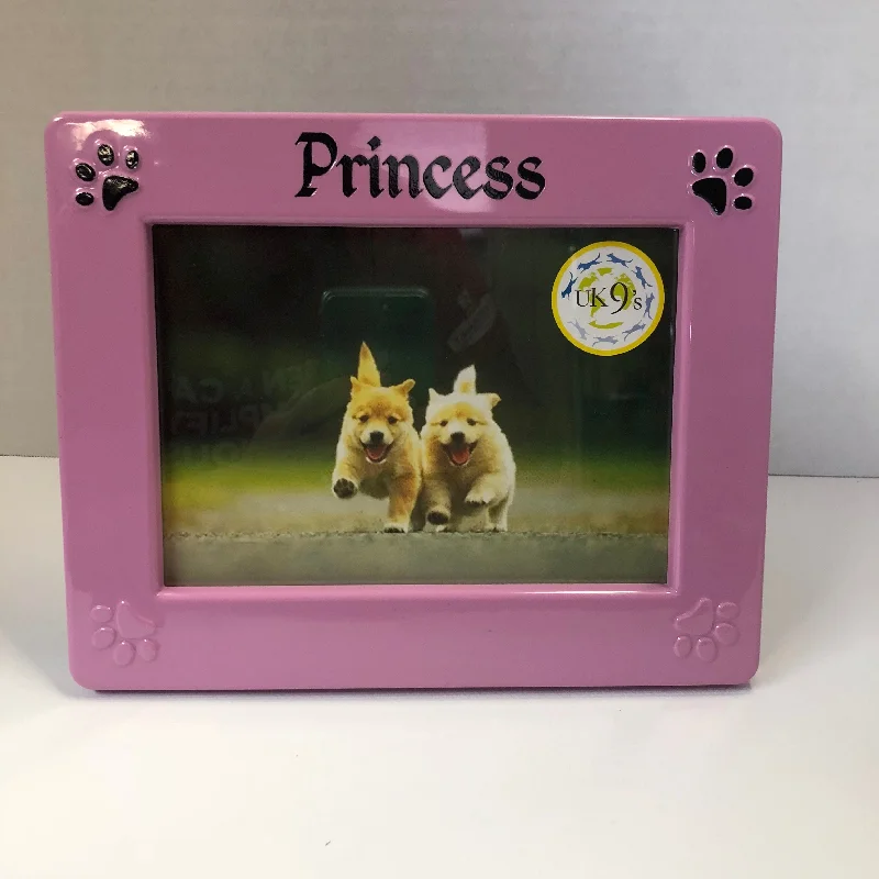 Melamine Rectangle Picture Frame 5"x7" Pink "Princess"