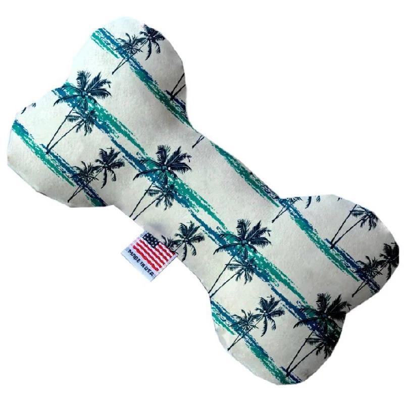 Plush Bone Dog Toy Palm Tree Paradise