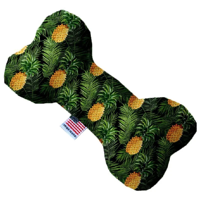 Plush Bone Dog Toy Pineapples In Paradise