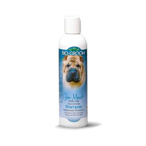 Bio-Groom Bio Med Coal Tar Tropical Solution Shampoo for Dogs 8oz