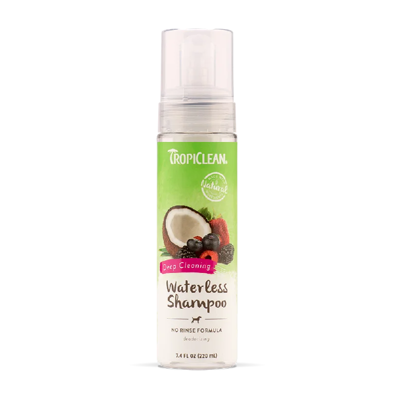 Tropiclean Waterless Shampoo Deep Cleaning 7.4oz