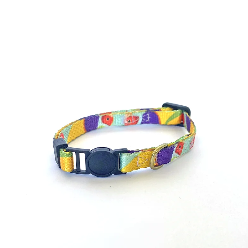 Anipal Gigi the Gouldian Finch Recycled Cat Collar