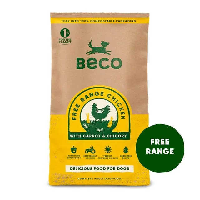 Beco Pets Eco Conscious Free Range Chicken Dry Dog Food   6kg