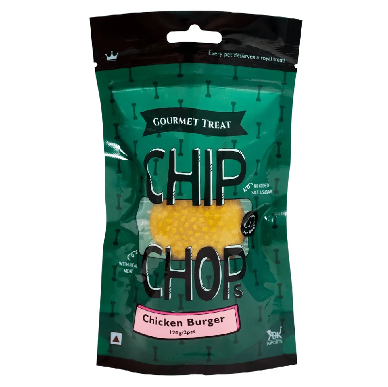 Chip Chops Chicken Burger Gourmet Dog Treats