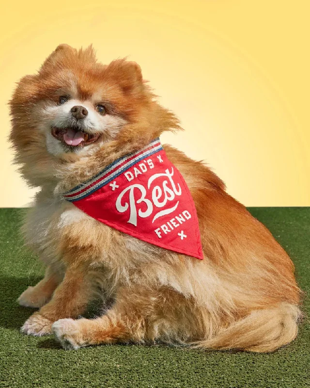 Dad's Best Friend Dog Bandana (FINAL SALE)