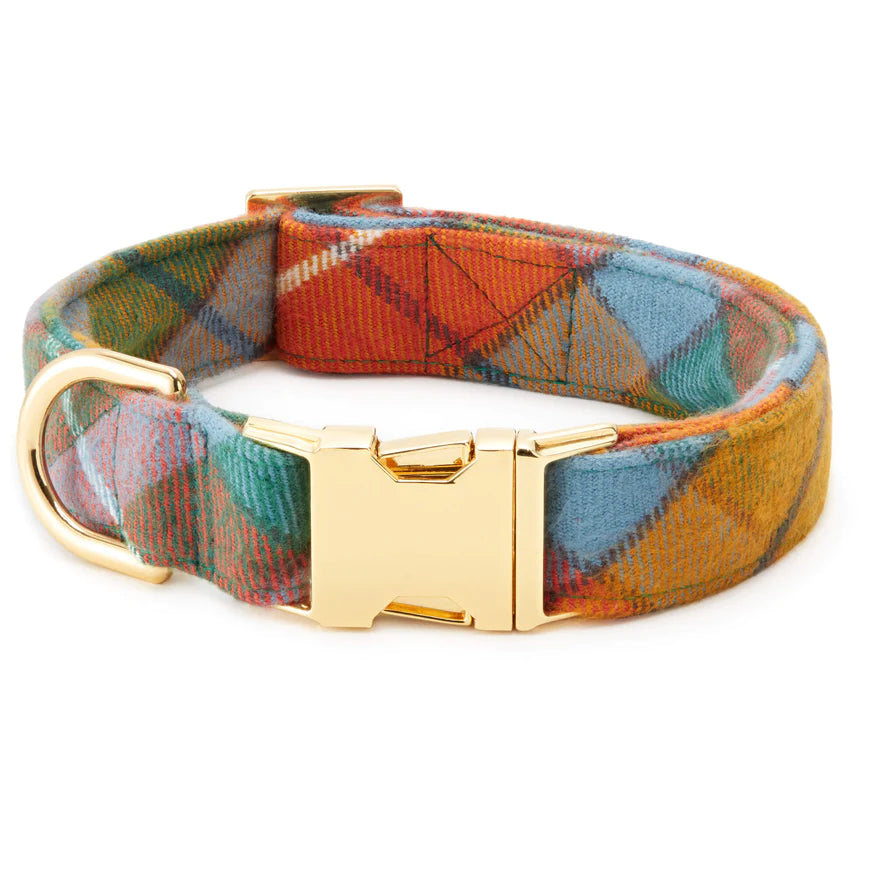 Buchanan Plaid Dog Collar (Made in the USA) (FINAL SALE)