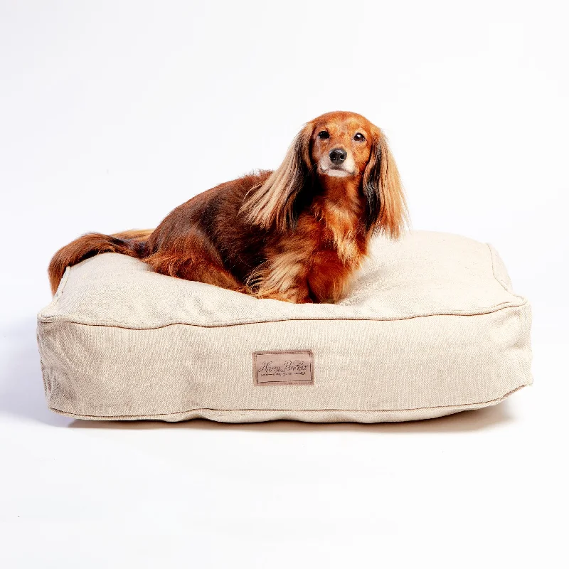 Rectangular Tweed Dog Bed (Direct-Ship)