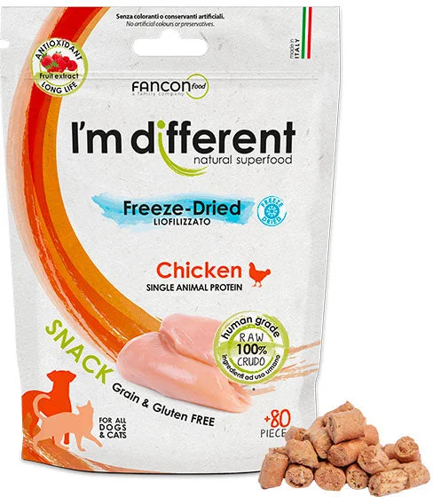 I'M DIFFERENT Recompensă pentru câini şi pisici, Monoproteică, cu Pui 40g