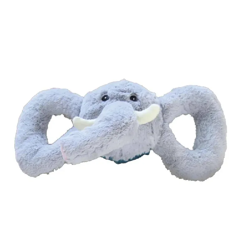 Jolly Pet Tug-a-Mals Elephant Dog Toy Grey