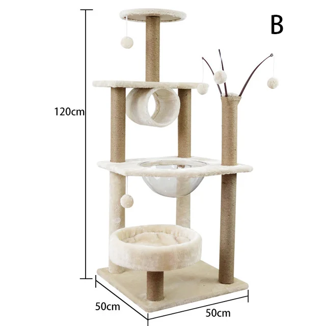 Large Cat Tree 50 x 50 x 120cm