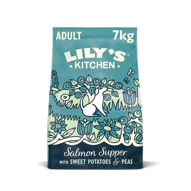 Lily's Kitchen Salmon Supper Grain Free Complete Adult Dry Dog Food   7kg