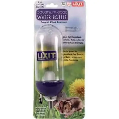 Lixit Aquarium Cage Hamster Water Bottle