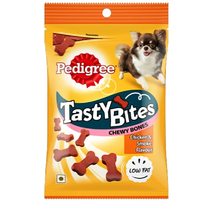 Pedigree Chicken & Smoke Flavor Tasty Bites Chewy Bones Dog Treat