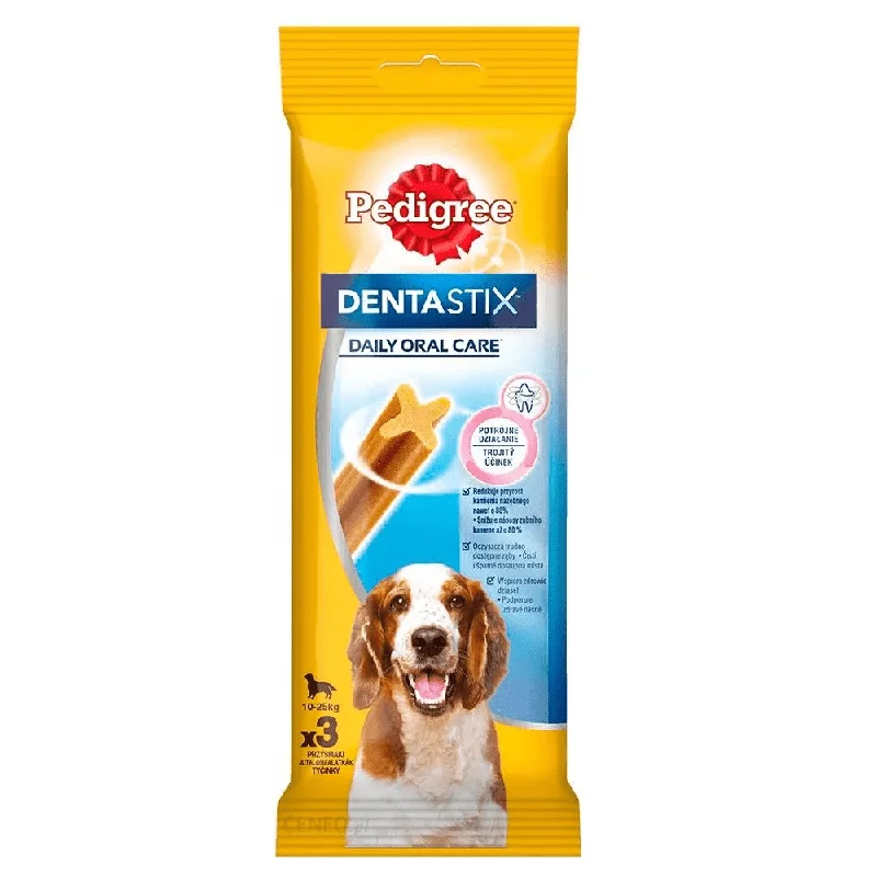 Pedigree Dentastix Oral Care for Adult (Medium Breed of 10 to 25 kg) Dog Treats (77g)