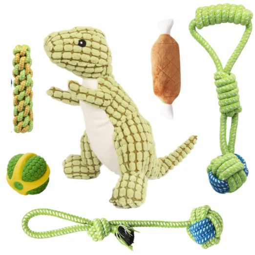 Pet Cotton Rope Toy - Green